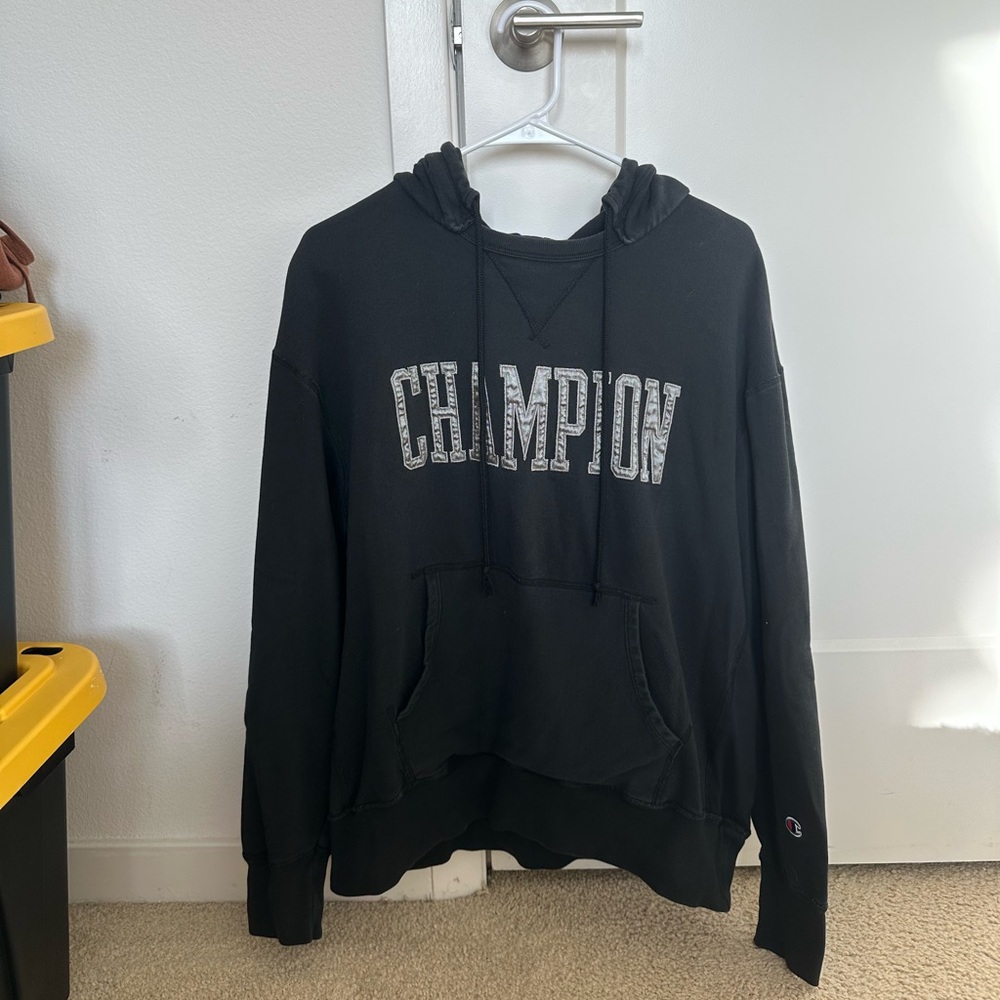 Champion Black Hoodie